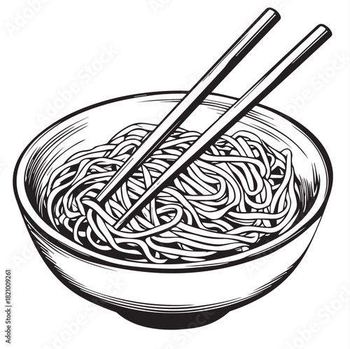 bowl of noodles