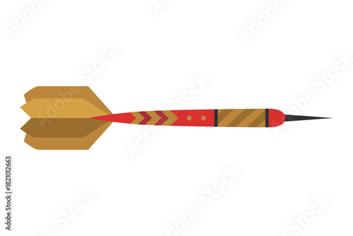 Dart icon isolated on white background