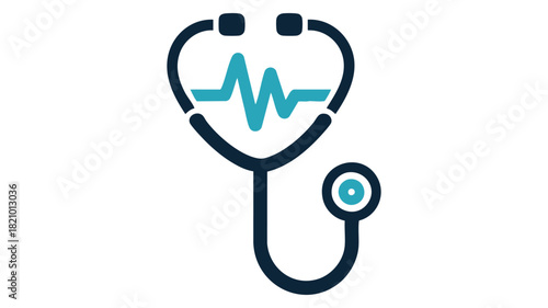 Stethoscope with ekg heartbeat