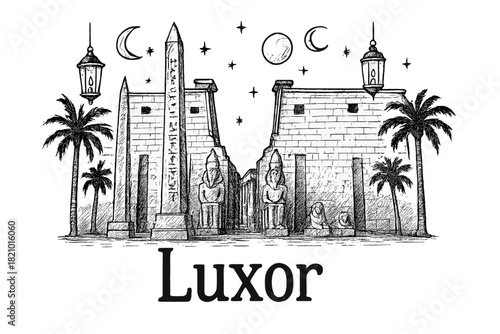Luxor is a city in Egypt