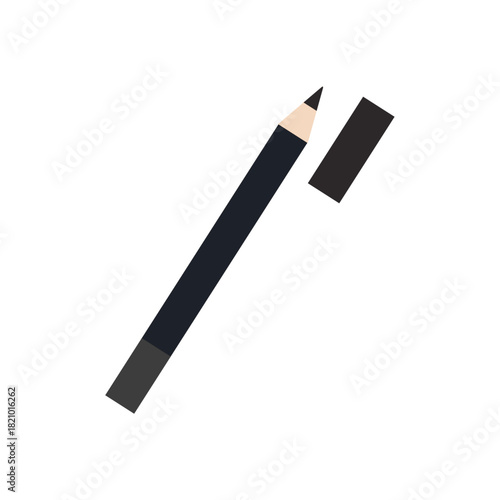 Flat Illustration of Eyeliner Pen for Eye Definition