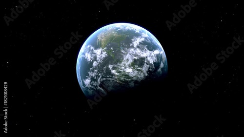 Tennessee State Map Zoom (USA) from Space to Earth with Nametag and Pin	