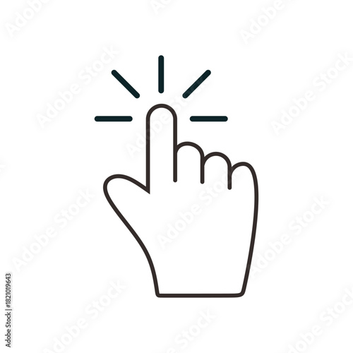 Flat Illustration of Hand M...