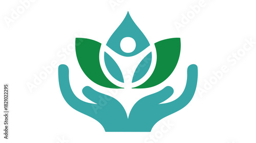 Caring hands for life, nature.