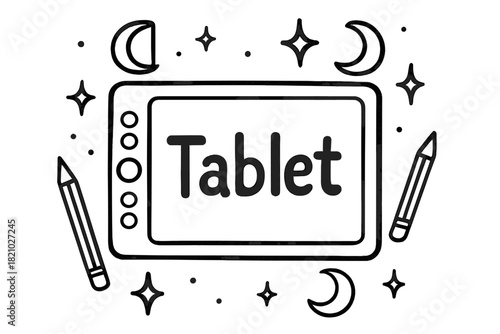 Tablet is a device that is used for writing, drawing, and other tasks. It is a portable and convenient way to access information and communicate with others