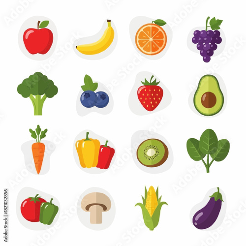 Healthy Food Icons Pack