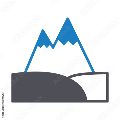 Valley Vector icon which can easily modify or edit