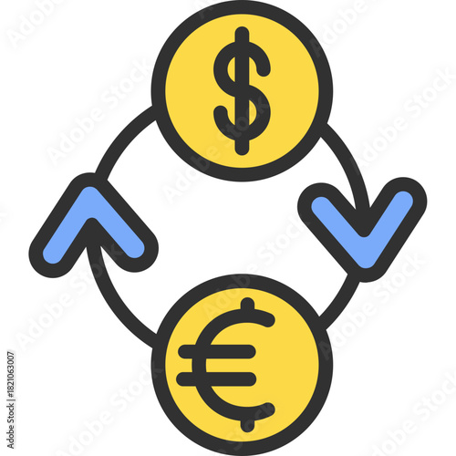 Currency exchange Icon