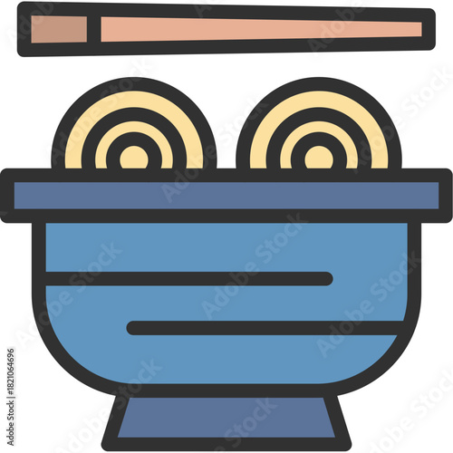 Chow mein Icon
