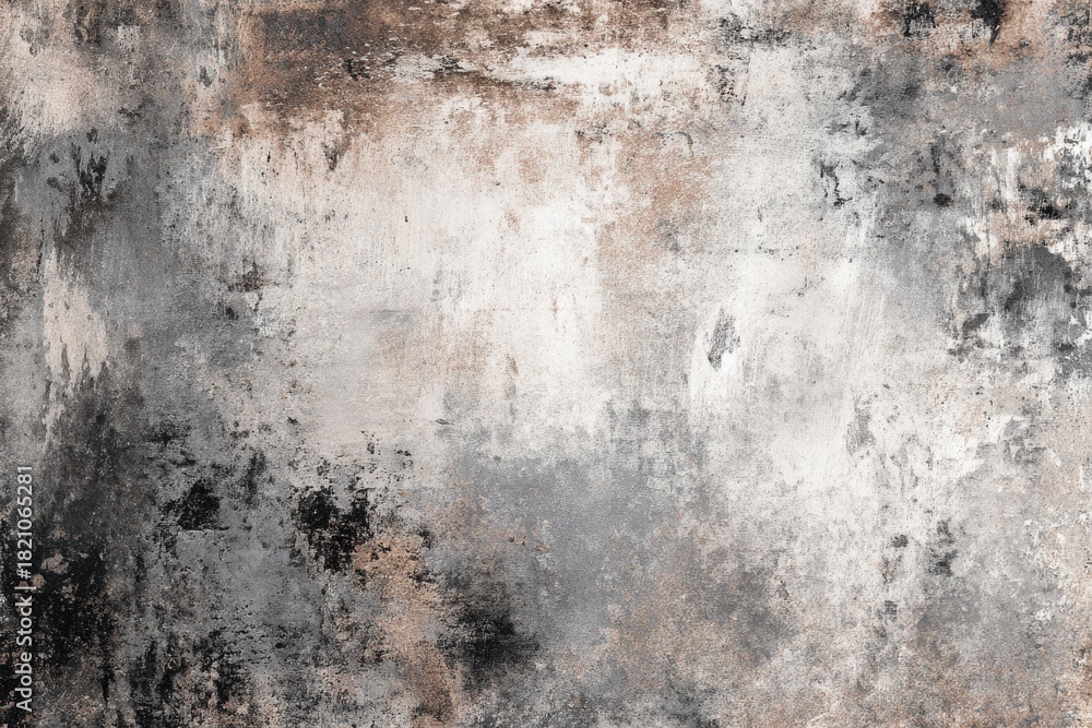 Naklejka premium Abstract textured background in gray, black, and beige tones with a rustic feel, perfect for adding depth or character to various visual projects and designs