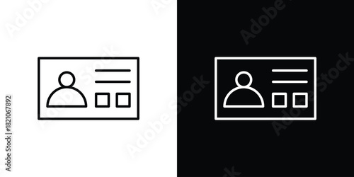 Admin panel icons for UI elements. High-quality vector illustration.
