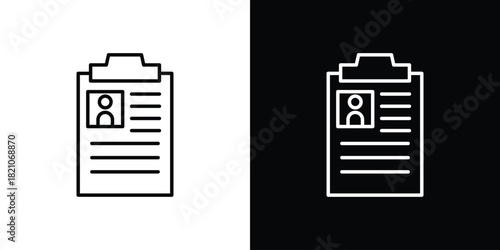 Application form icons for UI elements. High-quality vector illustration.