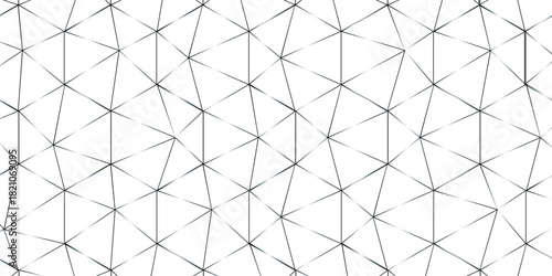 Abstract geometric wall tile and metal cube background triangle wallpaper. Seamless geometric pattern low polygon backdrop background. Gray diamond overlap polygonal background.	