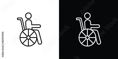 Disabled icons for UI elements. High-quality vector illustration.