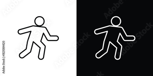 Escape icons for UI elements. High-quality vector illustration.