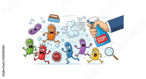 hand holding a spray