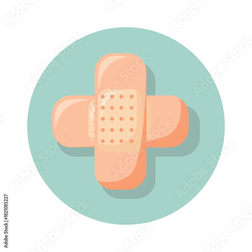 Bandage Illustration Patch Wound Healing First Aid Medical Graphic Healthcare Doctor Nurse Adhesive Plaster Injury