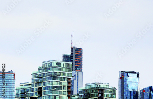 Wallpaper Mural Sleek Urban Skyline with Contemporary Architecture and Open Plaza Torontodigital.ca