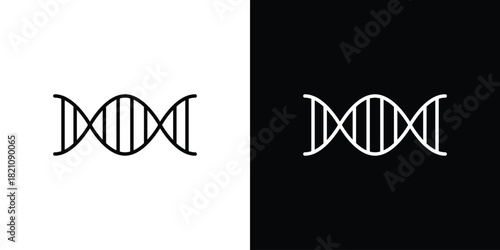 Genetic icons for UI elements. High-quality vector illustration.