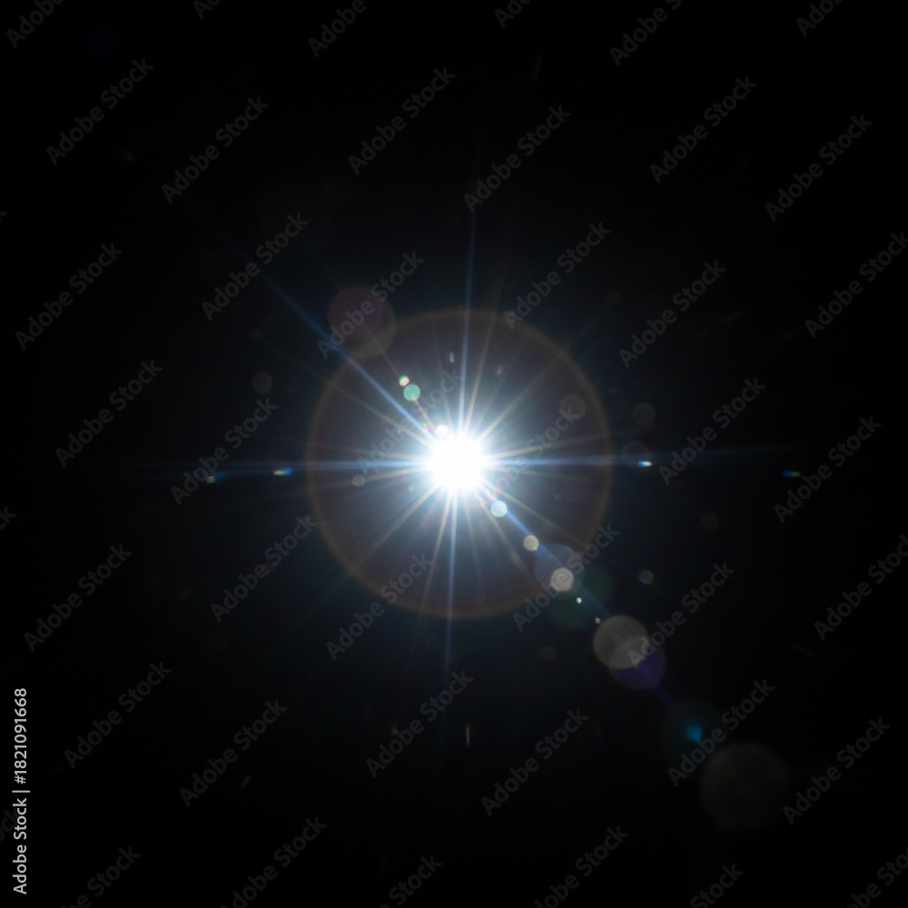 Obraz premium Light on black background 5 BM