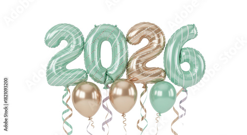 Celebrate 2026 Festive Balloons for a Joyful New Year or Event
