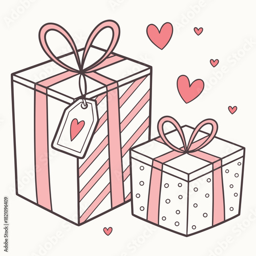 gift boxes vector illustration