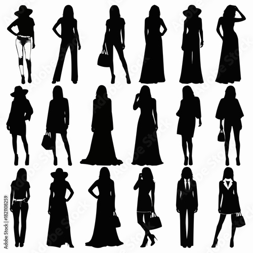 Women’s Fashion Silhouette Collection