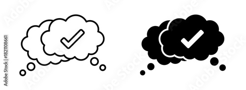 Speech bubble icon. Talk and conversation. Support, Messaging, Chatting