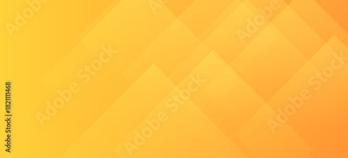 Bright yellow abstract background with layered geometric diamond shapes.