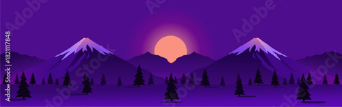 Winter Solstice Day theme template background. Great for Posters, Banners, campaigns, greeting cards and social media. Vector Illustrations.