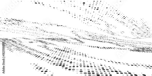 Spotted halftone grunge line background. Abstract illustration background. Grunge grid polka dot background pattern