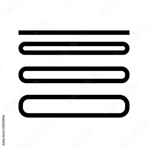 line width icon on white background