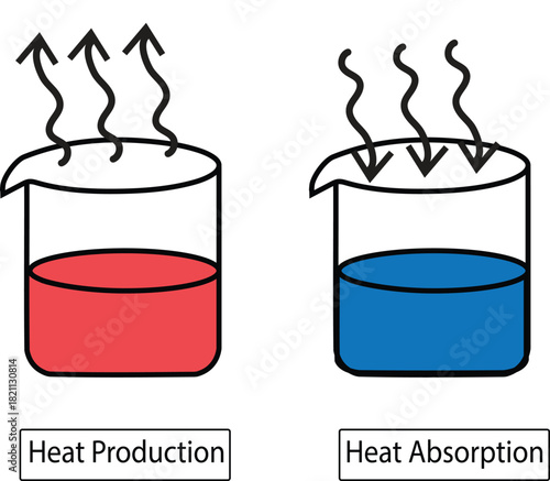 Chemical flask, test tube vector icon collection. Science icons.