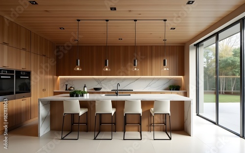 Sleek Kitchen Interior Design Idea