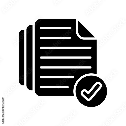 Document Versioning glyph icon