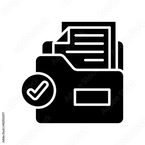 Document Storage glyph icon
