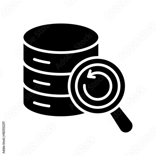 Data Retrieval glyph icon