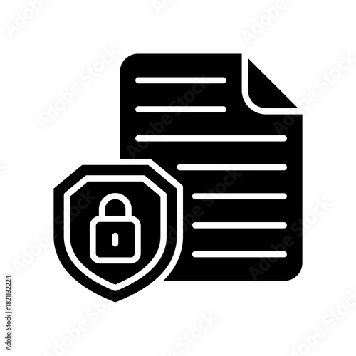 File Security glyph icon