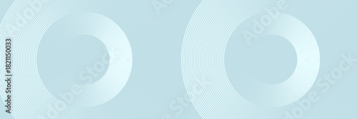 Modern abstract background. Glossy white gradient circle lines. Minimal geometric pattern. Simple graphic elements. Futuristic concept. Suitable for cover, poster, banner, brochure, eps10.