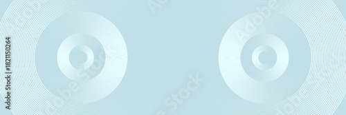 Modern abstract background. Glossy white gradient circle lines. Minimal geometric pattern. Simple graphic elements. Futuristic concept. Suitable for cover, poster, banner, brochure, eps10.