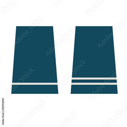 Galon de passant d'épaule de l'armée de l'air belge. volontaires subalternes: premier soldat, caporal