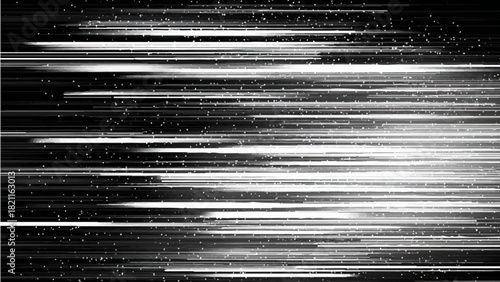 Abstract digital motion lines with glowing particles creating speed effect Vector, illustration