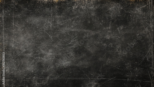 Grungy retro effect scratched chalkboard texture background with copy space Vector, illustration