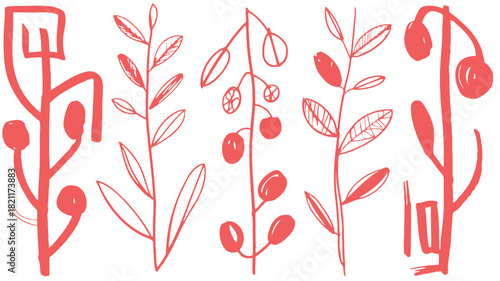 Whimsical abstract illustration of a stylized bra with vibrant colors and playful design elements