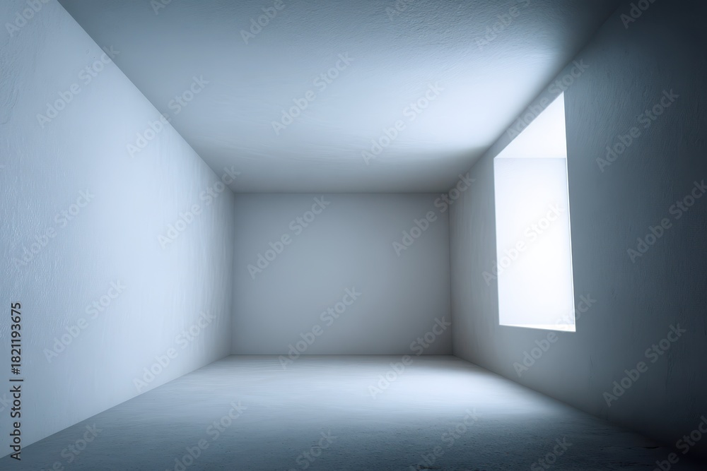 custom made wallpaper toronto digitalMinimalist Box Room: A Clean Slate with White Walls and Subtle Shadows in an Abstract Design