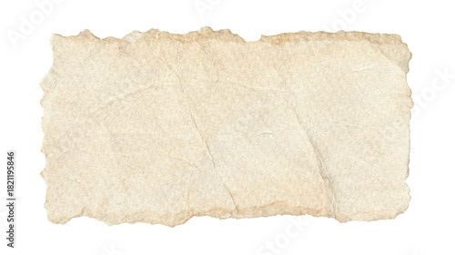 old paper with burnt edges