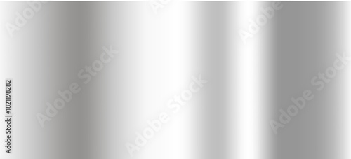 Silver metal texture, titanium steel gradient. Shiny gradation, luxury background. Iron surface, grey abstract vector illustration