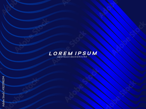 Premium background design with dark blue luxury motif. Vector horizontal template, for digital lux business banners, contemporary formal invitations, luxury vouchers, gift certificates, etc.	
