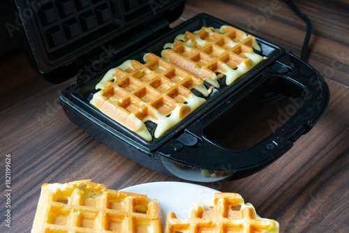 Waffle Maker with Fresh Batter Cooking