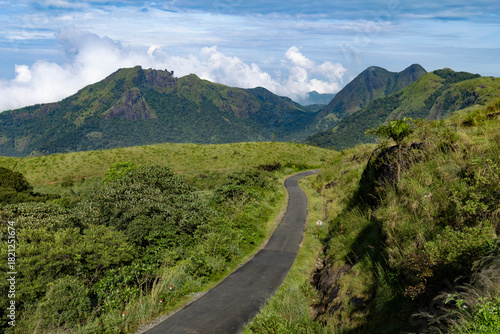 mountain road in the mountains